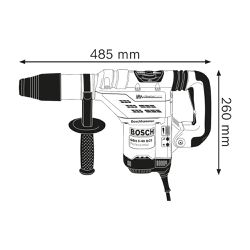 Martelo Perfurador Rompedor Bosch GBH 5-40 DCE 220V em maleta