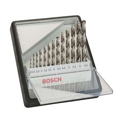 Jogo broca metal Bosch HSS-G Robust Line 1,5-6,5mm 13 peças
