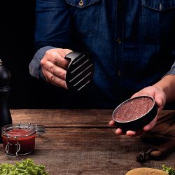Prensador de Hambúrguer Black Burger Polipropileno Preto Base em Alumínio - Tramontina 