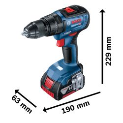 Parafusadeira de Impacto GSB 18V-50 Bateria e Maleta - Bosch