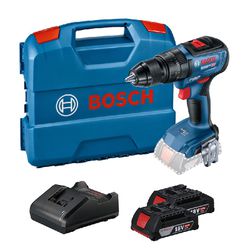 Parafusadeira Furadeira Impacto Bosch GSB 18V-50 18V Brushless 2 baterias e maleta