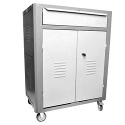 Carrinho Para Ferramentas Fechado Com 1 Gavetas Cinza (C07) - Fercar