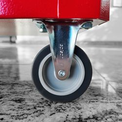 Carrinho Para Ferramentas Fechado Com 6 Gavetas Todo Vermelho (C08) - Fercar