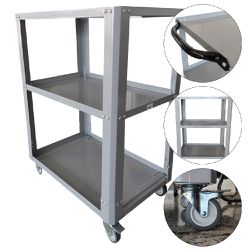 Carrinho Para Ferramentas Desmontável Cinza (CD01) - Fercar