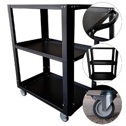 Carrinho Para Ferramentas Desmontável Preto (CD01) - Fercar