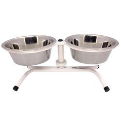 Comedouro Pet Duplo Tigela Inox 1.600ml - FERCAR