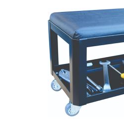 Banco Móvel Para Mecânico Sem Gaveta 40x30x29cm Preto - FERCAR