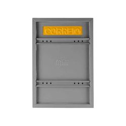 Caixa de Correio de Grade ou Embutir 230x150x350cm Cinza COR-4 - FERCAR