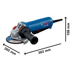 Esmerilhadeira Elétrica Industrial 5'' - 220V - 1200W (GWS 12-125 P) - Bosch