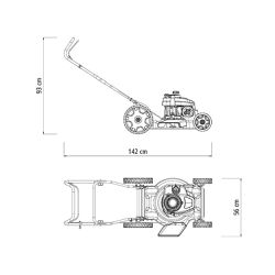 Cortador de Grama á Combustão CC45M - 450mm (79747/401) - Tramontina