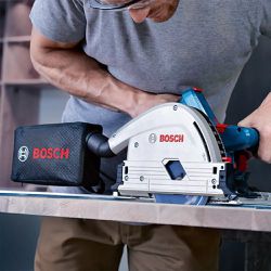 Serra Circular de Imersão 18V Sem Fio Com Carregador e 2 Baterias (GKT 18V-52 GC) - Bosch