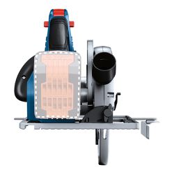 Serra Circular Bosch GKS 18V-68 GC Brushless 1800W 18V SB, com disco