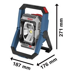 Refletor a bateria Bosch GLI 18V-2200C, 18V SB