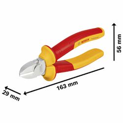 Alicate de Corte Diagonal 160mm VDE (1600A02ND9000) - Bosch