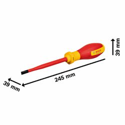 Chave de Fenda SL 6.5 x 125mm VDE (1600A02NC4000) - Bosch