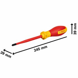 Chave Fenda / Philips Sl/PH 2 x 125mm VDE (1600A02ND5000) - Bosch