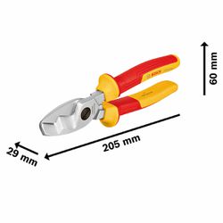 Alicate Corta Cabos VDE 200mm (1600A02NF4000) - Bosch