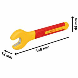 Chave Fixa de Uma Boca 17mm VDE (1600A02NF2000) - Bosch