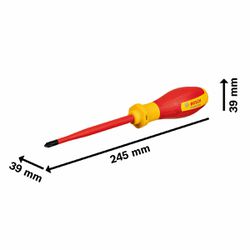 Chave Philips PH2 x 125mm VDE (1600A02NB9000) - Bosch