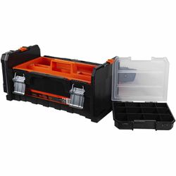 Caixa de Ferramentas Com Organizadores Laterais 50,8cm / 20'' (583,0011) - Tactix