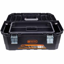 Caixa de Ferramentas Com Bandeja Removível 58,5cm / 23'' (583,0010) - Tactix