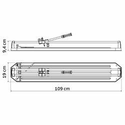 Cortador de Pisos e Azulejos 90cm (43382/090) - Tramontina
