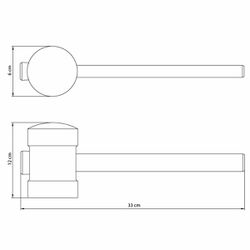 Martelo Tipo Borracha Com Cabo 60cm (40684/060) - Tramontina