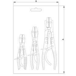 Jogo de Alicates Para Restrição Com 3 Peças (44047/502) - Tramontina Pro