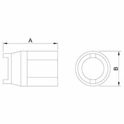 Chave 2 Garras Para Porca do Amortecedor Dianteiro (46001/030) - Tramontina Pro