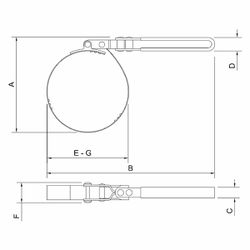 Chave Para Filtro de Óleo 80-90mm (44041/006) - Tramontina Pro