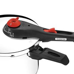 Panela de Pressão Solar Aço Inox e 5 Dispositivos de Segurança 6L - Tramontina 