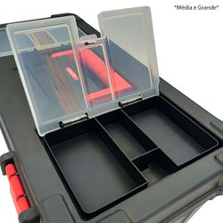 Kit 3 Caixa Plástica Maleta de Ferramentas 13'' 17'' 20'' - Onsite