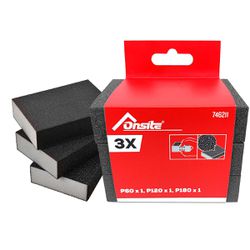 Jogo de Esponjas Abrasivas Com 3 Peças (746211) - Onsite