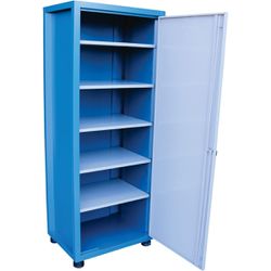 Armário Fechado Com 5 Prateleiras Azul (1524) - Fercar