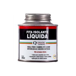 Fita Isolante Líquida Preta 200mL BD 1 - Quimatic Tapmatic