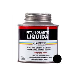 Fita Isolante Líquida Preta 200mL BD 1 - Quimatic Tapmatic