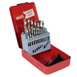 Jogo de Brocas Helicoidais Com Haste Cilíndricas em HSS Com 19 Peças (5,0160) - Rocast