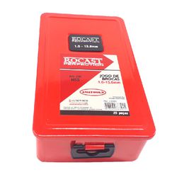 Jogo de Brocas Helicoidais Com Haste Cilíndrica em HSS Com 25 Peças (5,0161) - Rocast