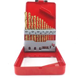 Jogo de Brocas Helicoidais em Aço Rápido 13 Peças 1,5 - 6,5mm (137,0057) - Rocast