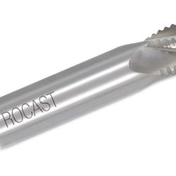 Fresa de Topo Para Desbaste Haste Cilíndrica 9mm 93,0004 - ROCAST