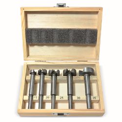 Jogo de Fresas Para Dobradiça Tipo Forstner Com 5 Peças (171,0006) - Rocast