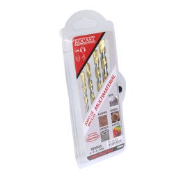 Jogo de Brocas Multimaterial 4,0 á 8,0mm (244,0012) - Rocast