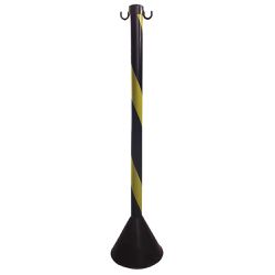 Pedestal Zebrado com Altura de 90cm e Diâmetro Base 23cm PPS 05 PROTEPLUS