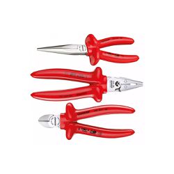 Jogo de Alicates Isolados VDE 091884 3 Peças - Gedore