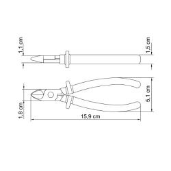 Alicate de Corte Diagonal 6'' (41006/106) - Tramontina