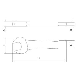Chave Fixa de Bater 46mm (44628/046) - Tramontina Pro