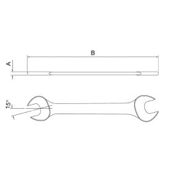 Chave Fixa 27x32 mm Tramontina PRO