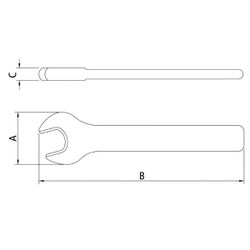 Chave Fixa Isolada 1 Boca IEC 60900 - 24mm (44320/024) - Tramontina Pro