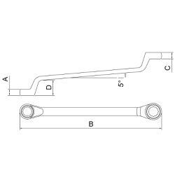 Chave Estrela 17 x 19mm (44630/166) - Tramontina Pro