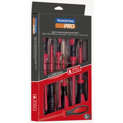 Jogo de Chaves de Fenda Isolada IEC 60900 - 6 Peças (44315/406) - Tramontina Pr